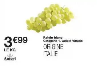 Monop' Raisin blanc offre