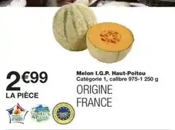Monop' Haut poitou - melon i.g.p. haut-poitou offre