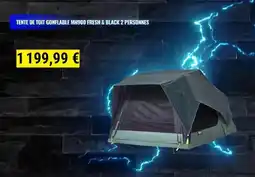 Decathlon Tente de toit gonflable fresh & black 2 personnes offre