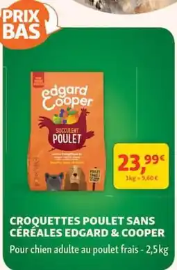 Maxi Zoo Cooper - croquettes poulet sans céréales edgard offre