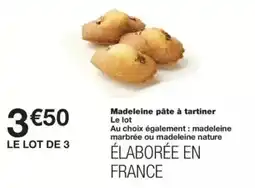 Monop' Madeleine pâte à tartiner offre