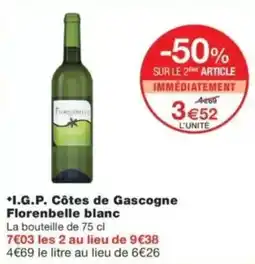 Monop' Florenbelle blanc offre