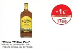Monop' William Peel Whisky offre
