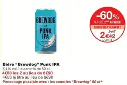 Monop' Brewdog Punk IPA offre