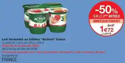Monop' Activia Lait fermenté au bifidus offre