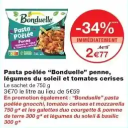 Monop' Bonduelle Pasta poêlée penne offre