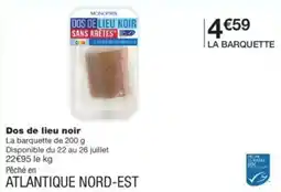 Monop' MONOPRIX Dos de lieu noir offre