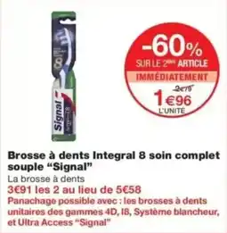Monop' Signal Brosse à dents Integral 8 offre