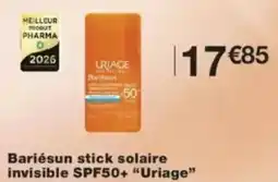 Monop' Uriage Bariésun stick solaire invisible SPF50+ offre