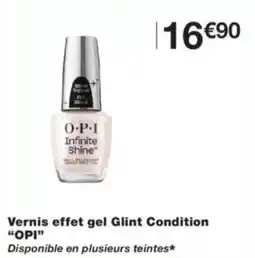 Monop' OPI Vernis effet gel Glint Condition offre