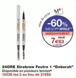 Monop' 24ORE Xtrabrow Feutre offre