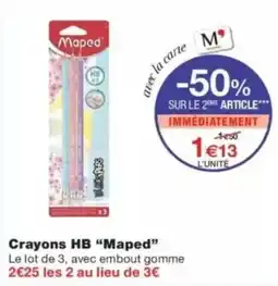 Monop' Maped Crayons HB offre