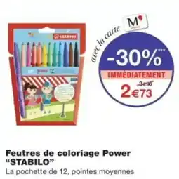 Monop' STABILO Feutres de coloriage Power offre