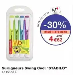 Monop' STABILO Surligneurs Swing Cool offre