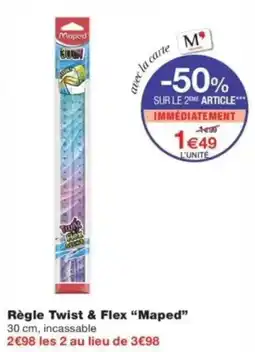 Monop' Mapped Règle Twist & Flex offre