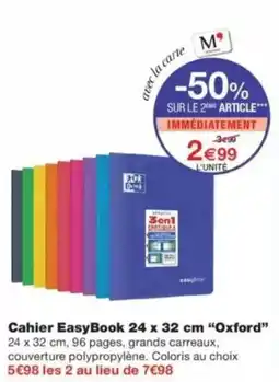 Monop' EasyBook Cahier offre