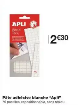 Monop' APLI Pâte adhésive blanche offre