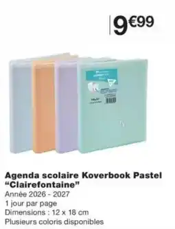 Monop' Clairefontaine Koverbook Pastel offre