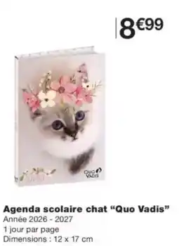Monop' Quo Vadis Agenda scolaire chat offre