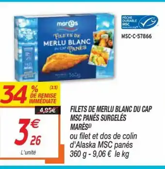 Filets de Merlu Blanc Du Cap