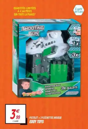 Netto Pistolet + 3 Fléchettes Mousse offre
