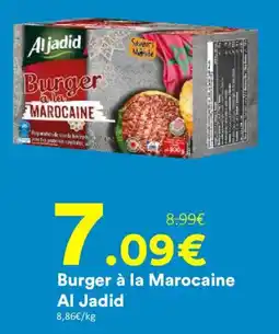 Hmarket Al Jadid Burger à la Marocaine offre
