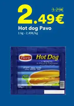 Hmarket PAVO Hot Dog offre