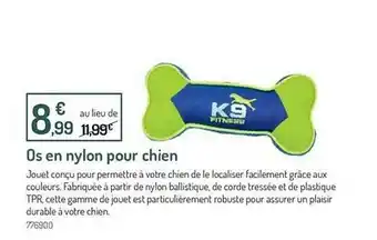 Botanic Os En Nylon Pour Chien offre