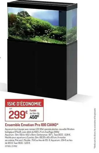Ensemble Emotion Pro 100 Ciano