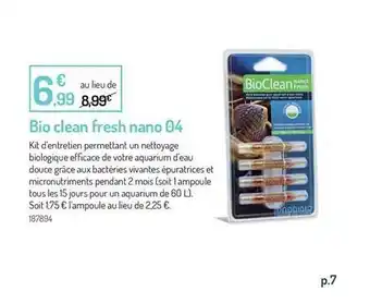 Botanic Bio Clean Fresh Nano 04 offre