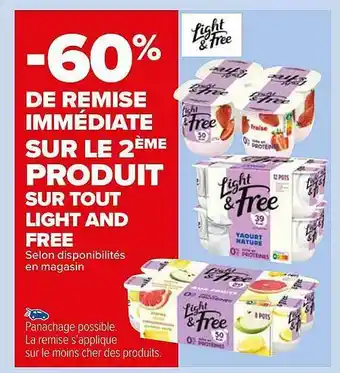 Carrefour Market Light And Free offre