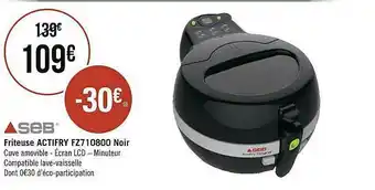 Géant Casino Friteuse Actifry Noir Seb offre