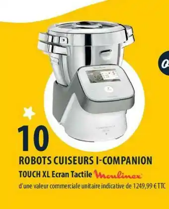 Intermarché Robots Cuiseurs I-companion Touch Xl Ecran Tactile Moulinex offre