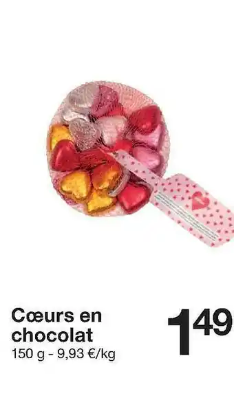 Zeeman Cœur En Chocolat offre