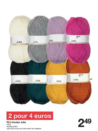 Zeeman Fil à Tricoter Julia offre