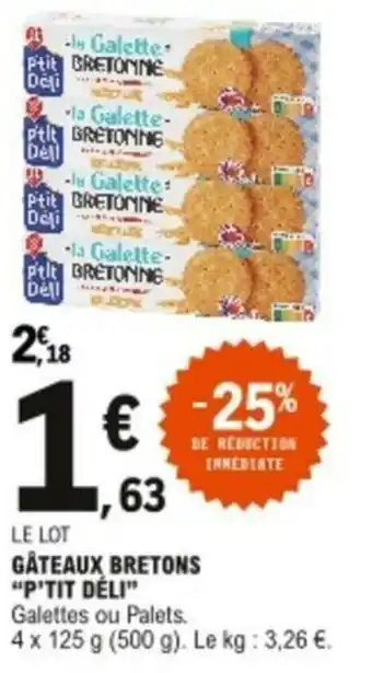 E.Leclerc Gâteaux Bretons offre