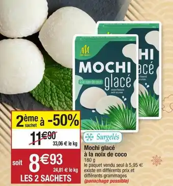 Migros Mochi Glacé à La Noix De Coco offre
