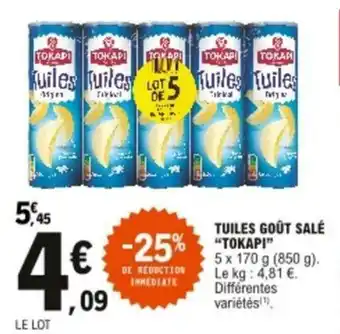 E.Leclerc Tuiles Goût Salé offre