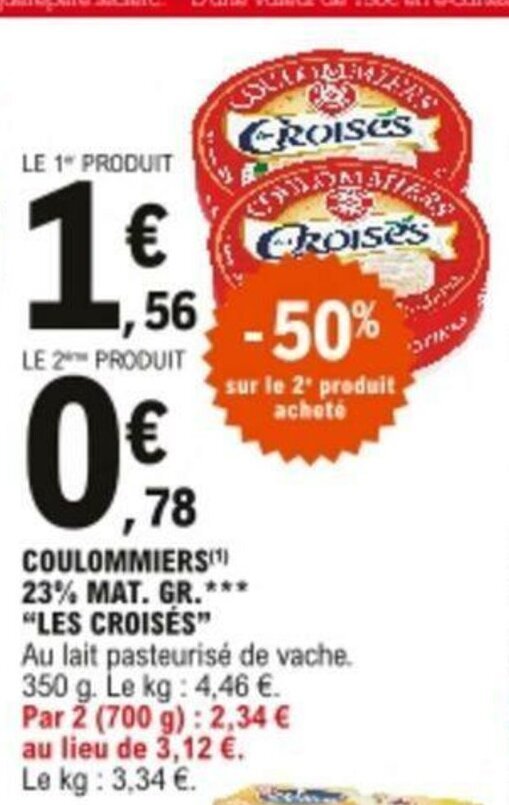 Promo Coulommiers 23 Mat Gr chez E.Leclerc