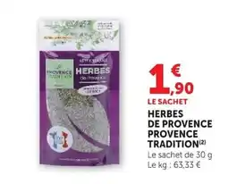 Super U ARTICULIQUES HERBES de Provence offre