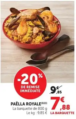 Super U LA BARQUETTE PAËLLA ROYALE offre