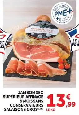 Super U SALAISSONS CROS JAMBON SEC SUPÉRIEUR offre
