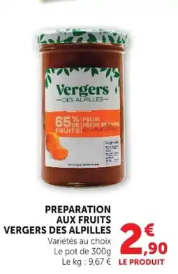 Super U Vergers Des Alpilles Preparation aux fruits offre