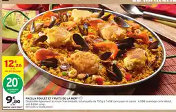 Intermarché Hyper PAELLA POULET ET FRUITS DE LA MER offre