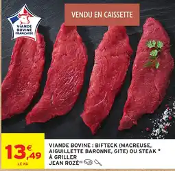 Intermarché Hyper JEAN ROZÉ BIFTECK offre