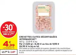Intermarché Hyper Intermarché Crevettes cuites décortiquées offre