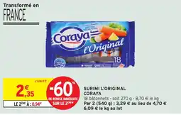 Intermarché Hyper Coraya SURIMI L'ORIGINAL offre
