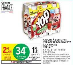 Intermarché Hyper Yoplait YOP offre