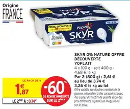 Intermarché Hyper Yoplait SKYR offre