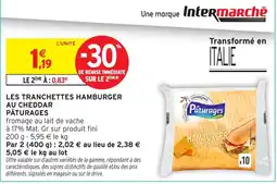 Intermarché Hyper Pâturages Tranchettes Hamburger offre